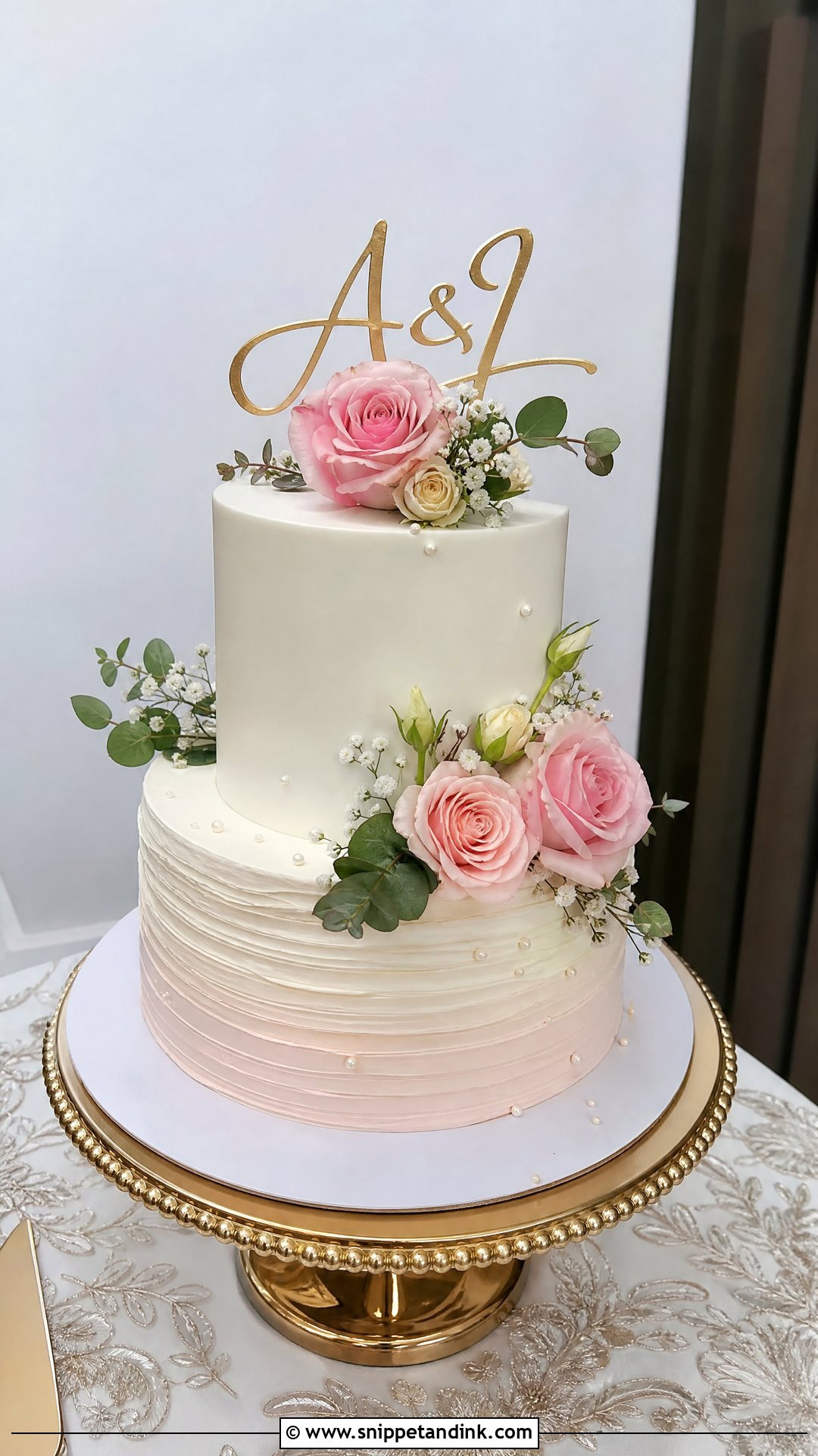 Two Tier Anniversary Cake - Snippet and Ink - 30 Marriage Anniversary Cake Ideas