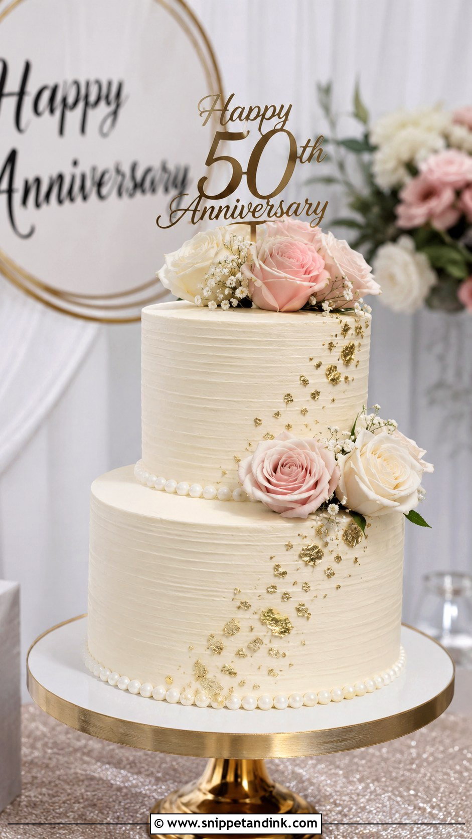 Two Tier Anniversary Cake - Snippet and Ink - 20 Anniversary Cake Photo Ideas