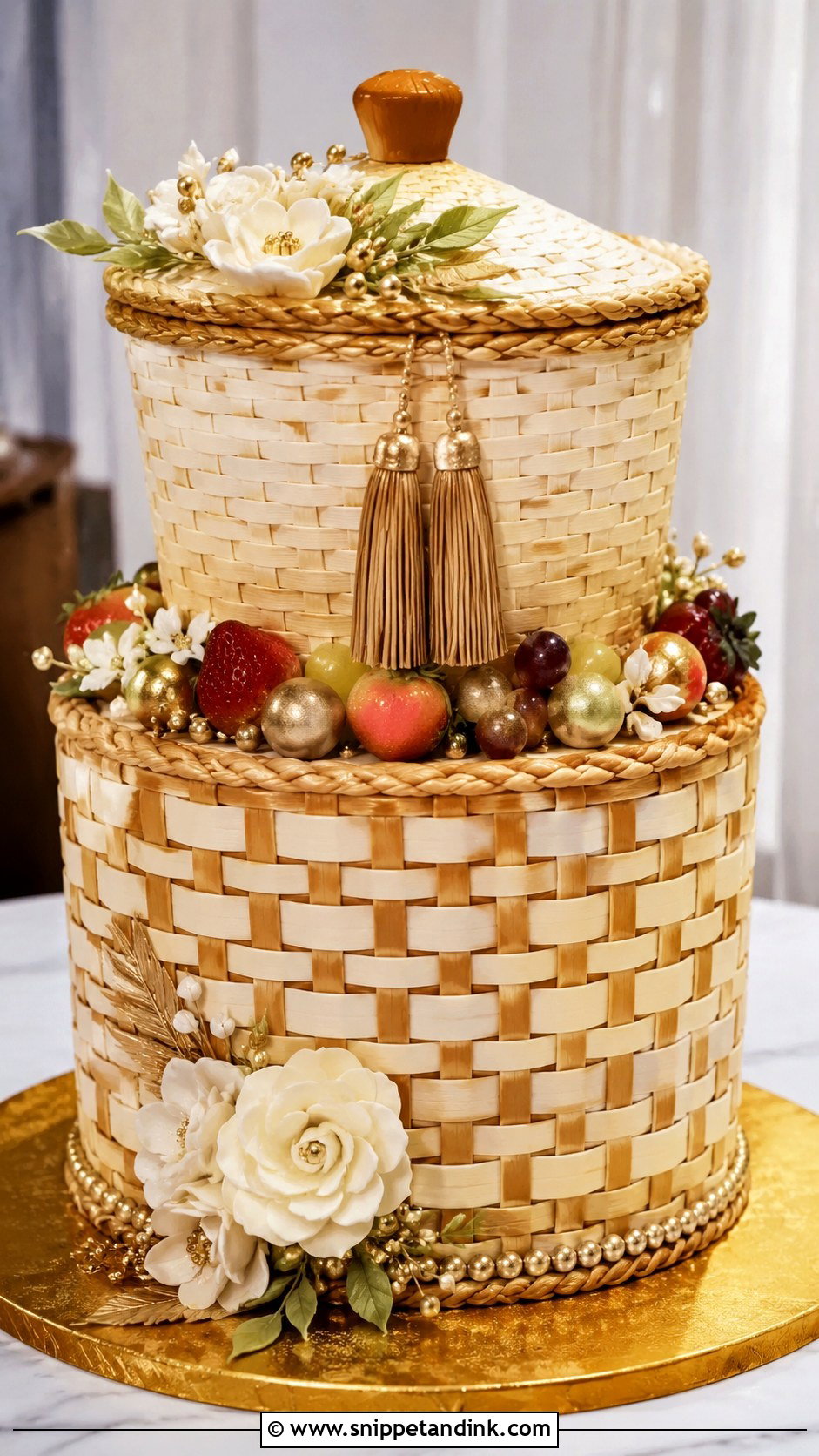 Two Tier Kiondo Cake - Snippet and Ink - 20 Kiondo Cake Designs
