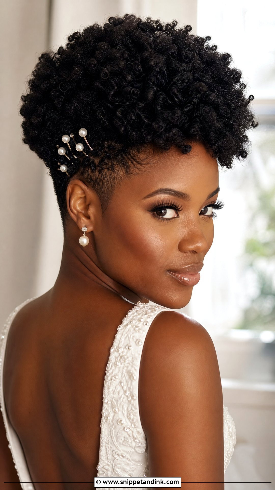Undercut Wedding Afro - Snippet and Ink - 20 Undercut Wedding Hairstyles