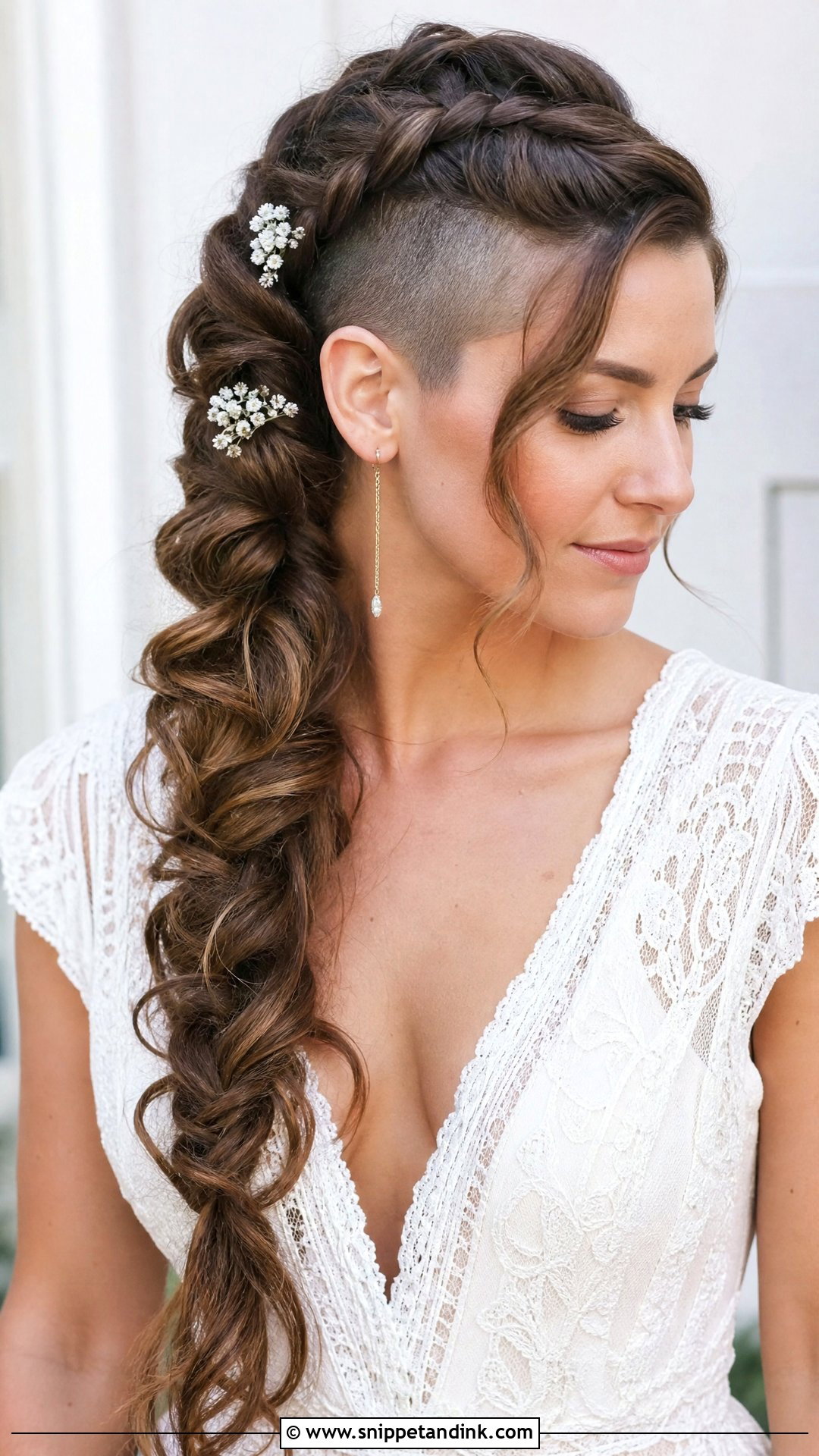 Undercut Wedding Braid - Snippet and Ink - 20 Undercut Wedding Hairstyles