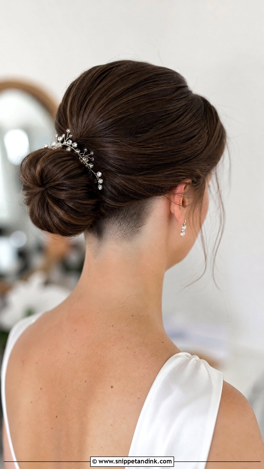 Undercut Wedding Bun - Snippet and Ink - 20 Undercut Wedding Hairstyles