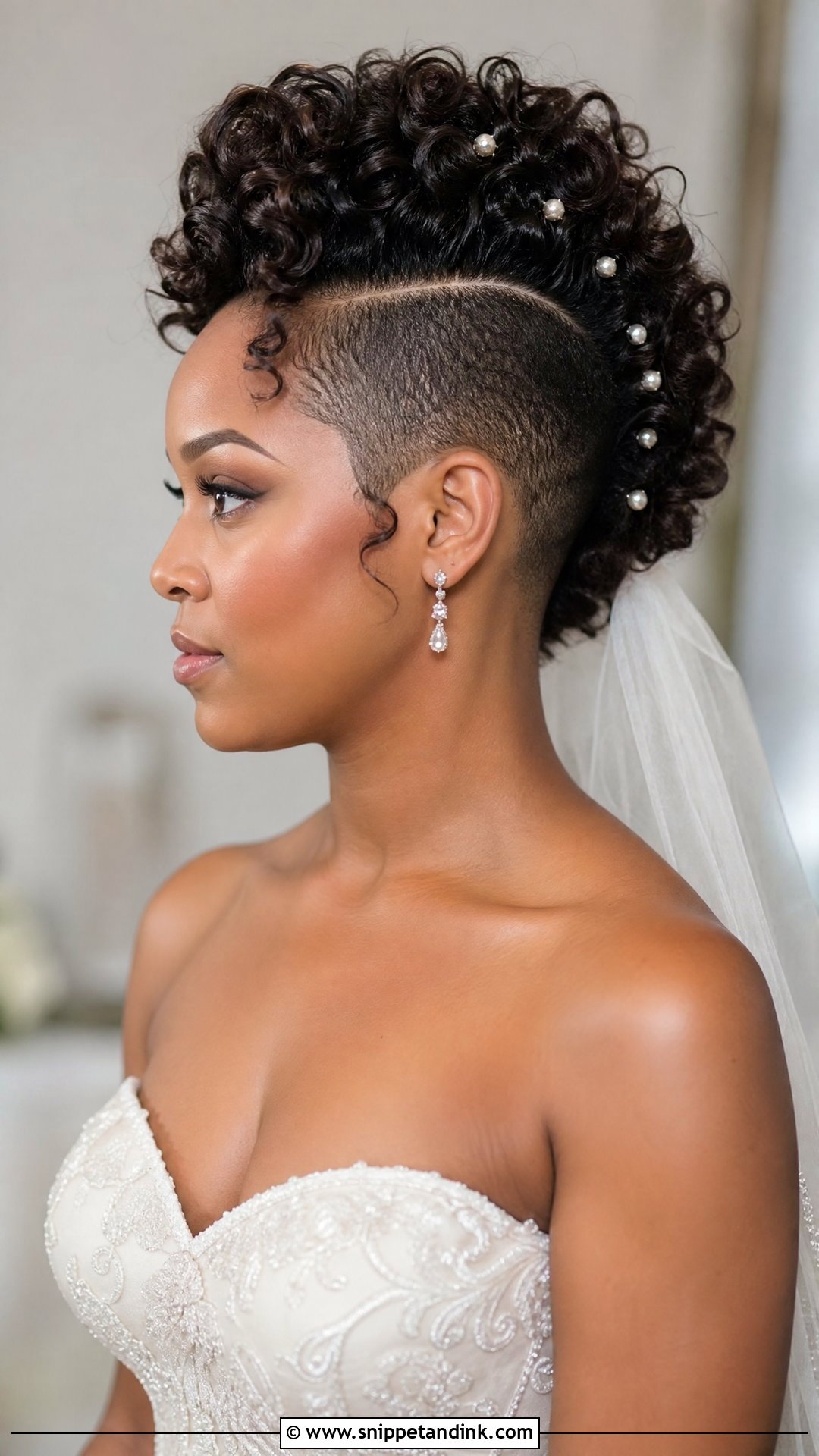 Undercut Wedding Mohawk - Snippet and Ink - 20 Undercut Wedding Hairstyles