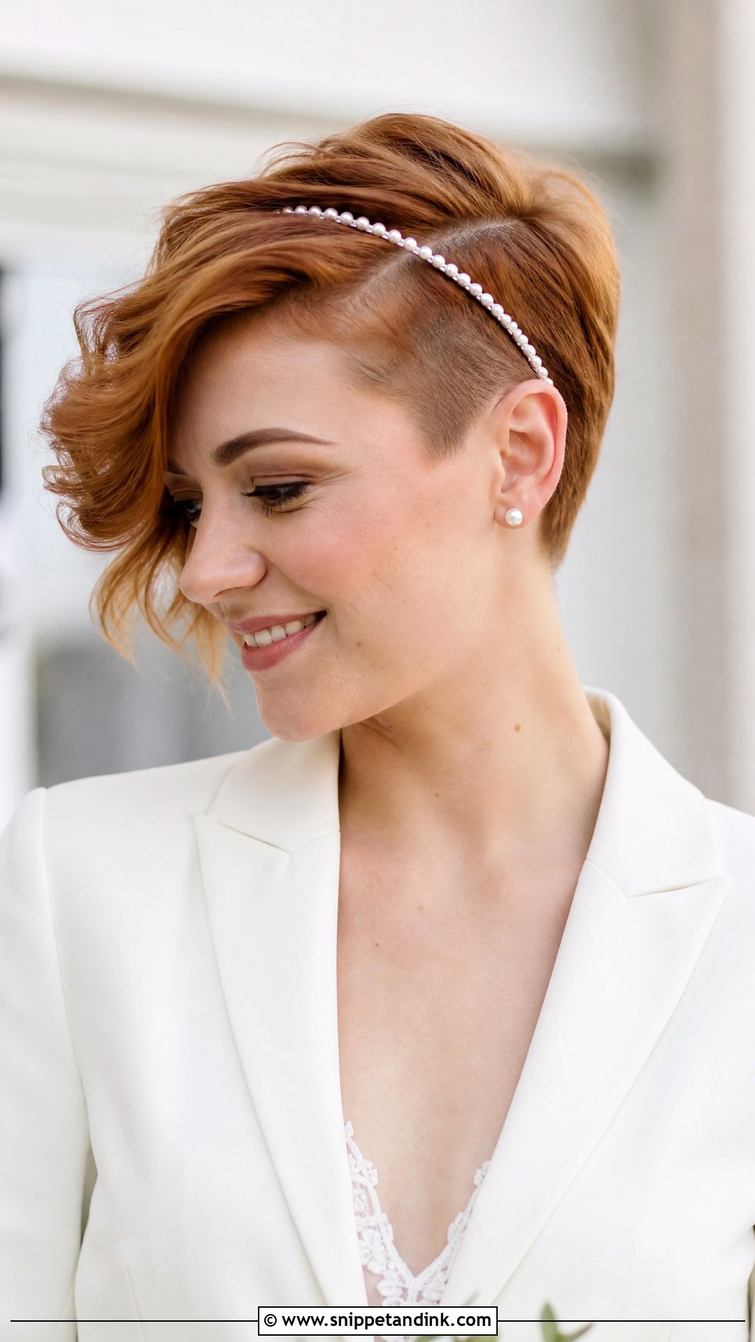 Undercut Wedding Pixie - Snippet and Ink - 20 Undercut Wedding Hairstyles