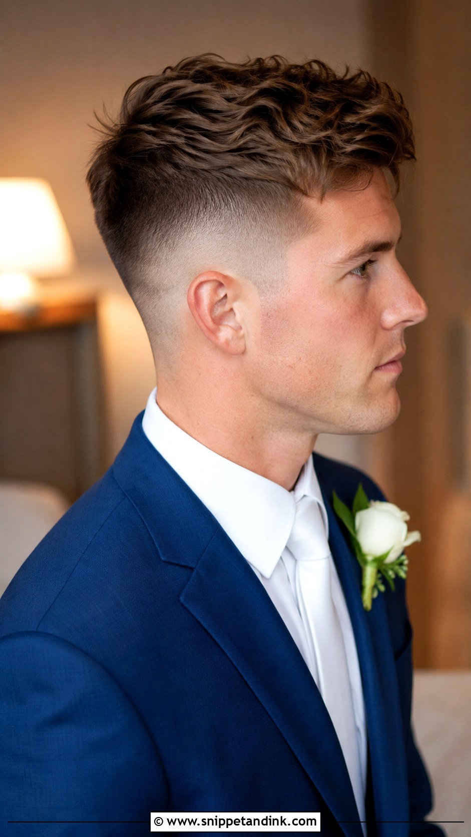 Undercut with Textured Top for Grooms - Snippet and Ink - 20 Hairstyle for Groom Ideas