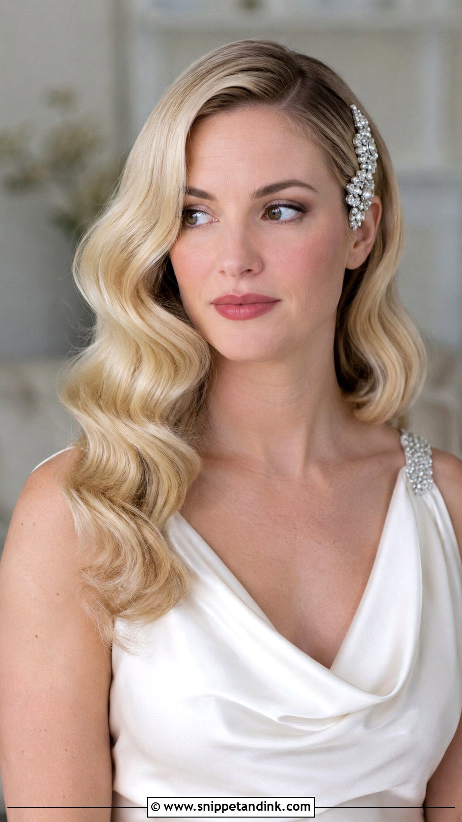 Undone Vintage Waves - Snippet and Ink - 25 Messy Bride Hairstyles