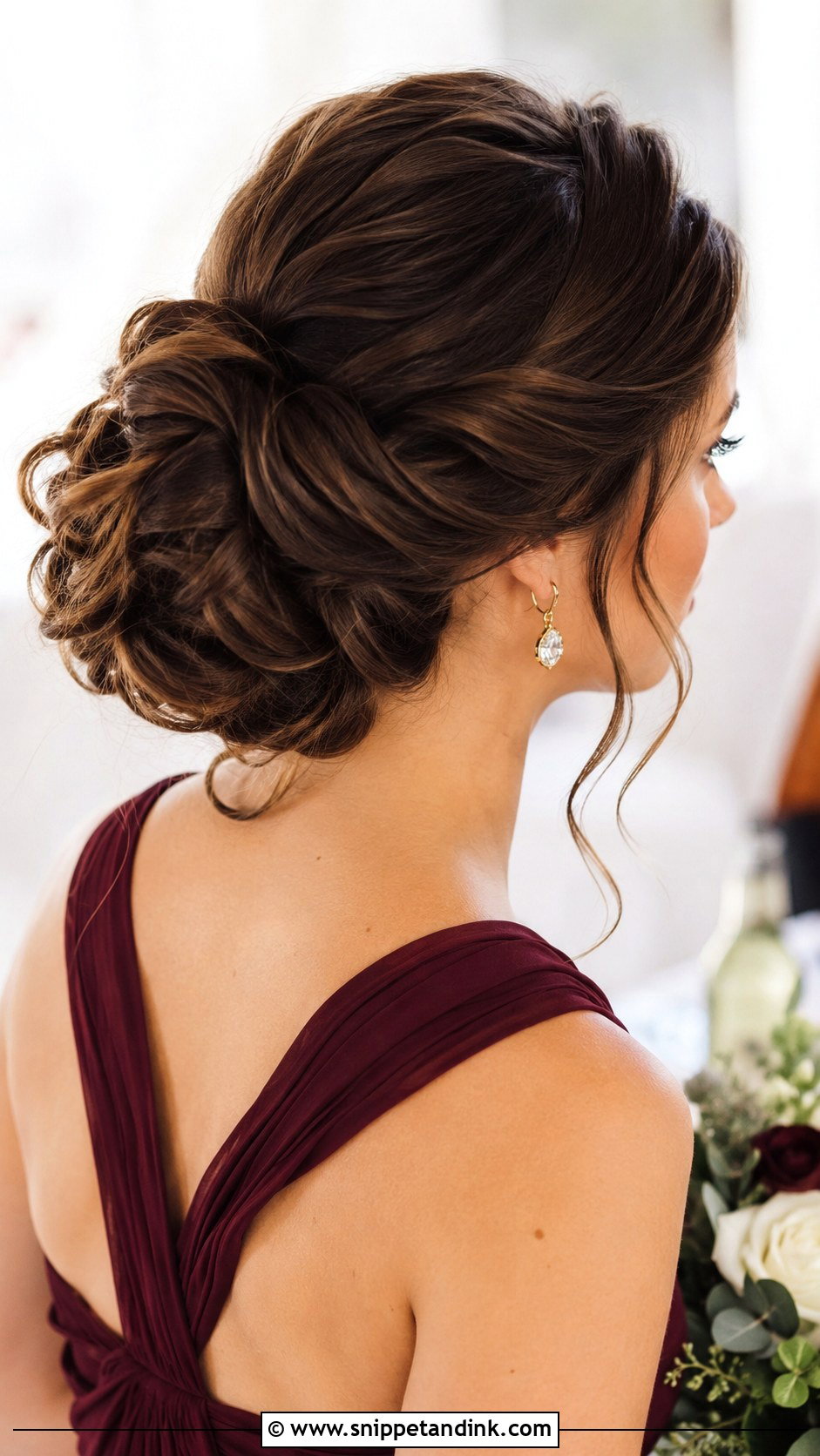 Updo For Long Bridesmaid Hair - Snippet and Ink - 25 Bridesmaid Updos