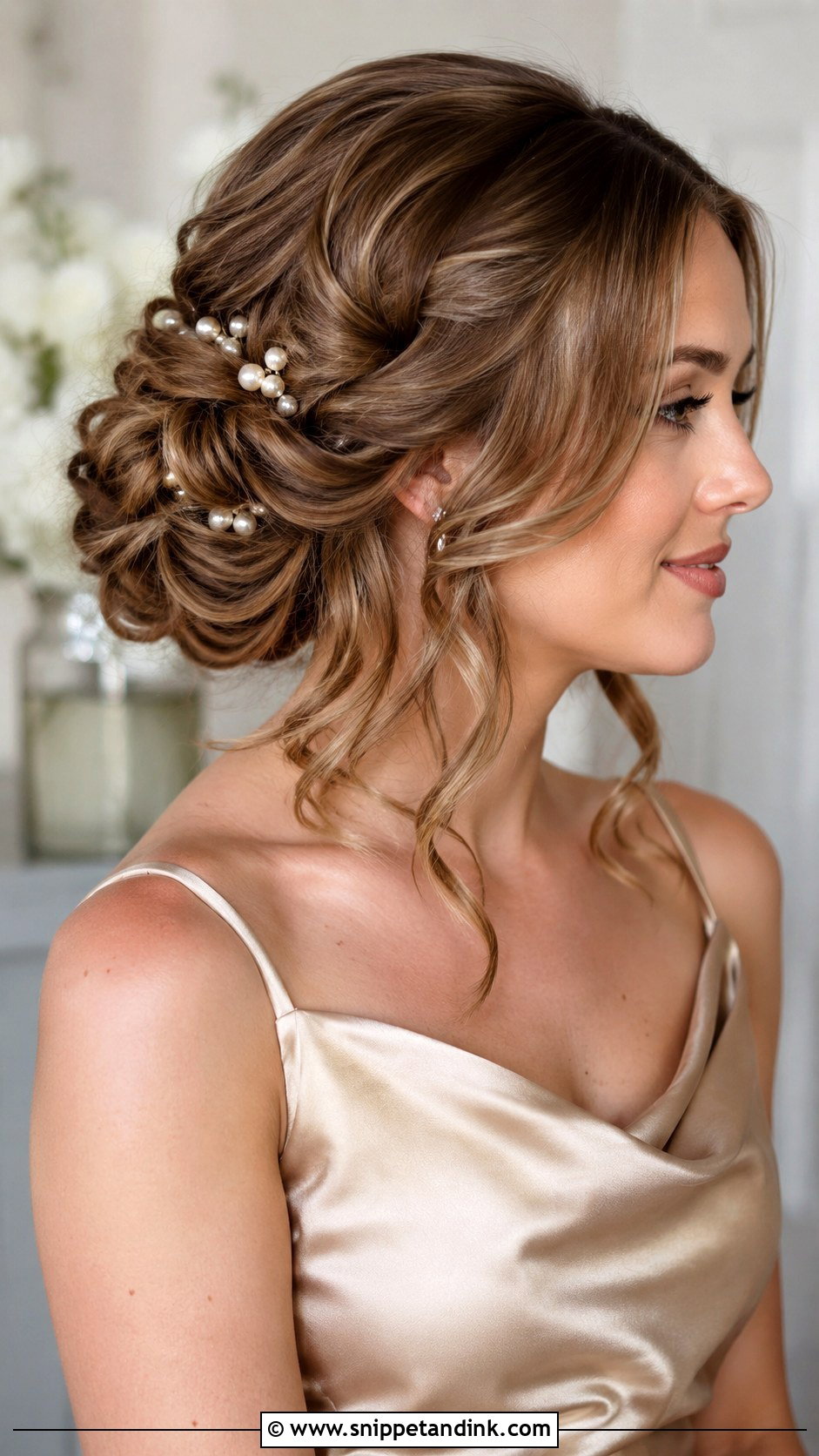 Updo With Hair Accessories - Snippet and Ink - 20 Bridesmaid Updo Ideas