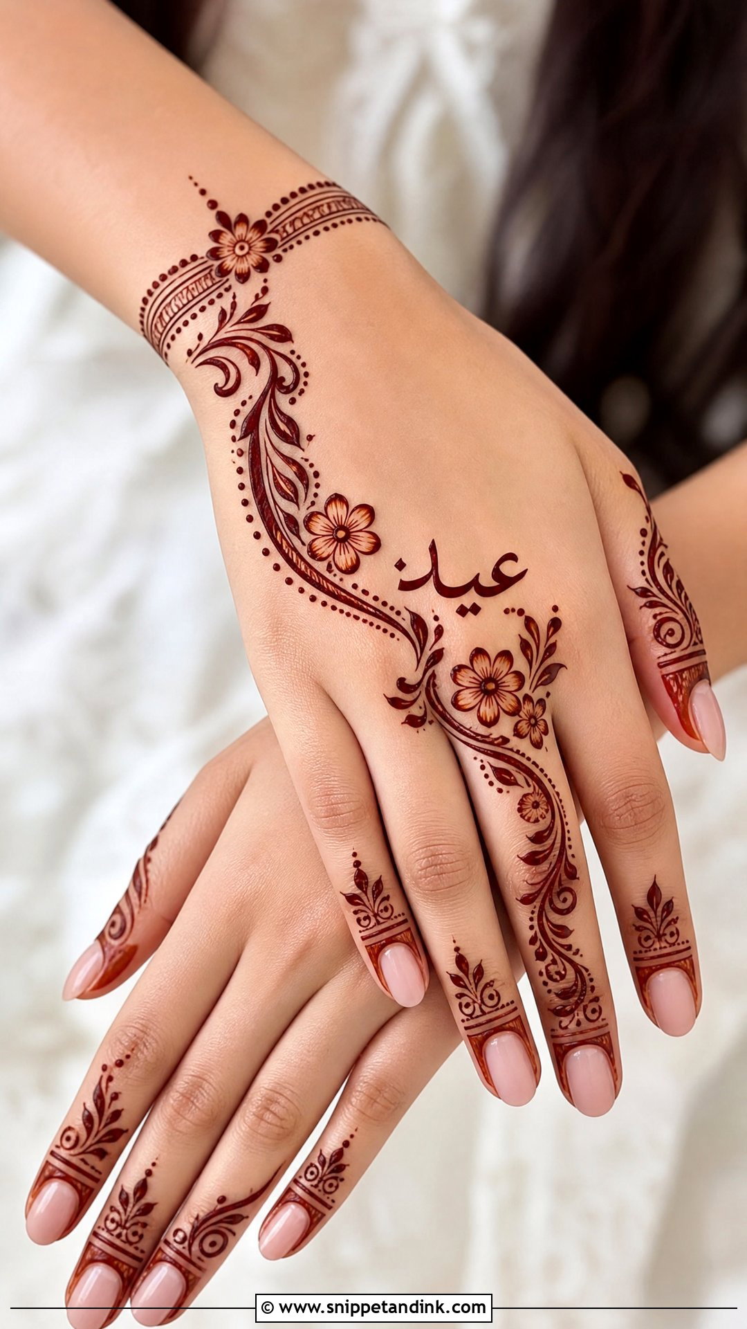 Urdu Name Eid Mehndi Design - Snippet and Ink - 25 Urdu Name Mehndi Design Ideas