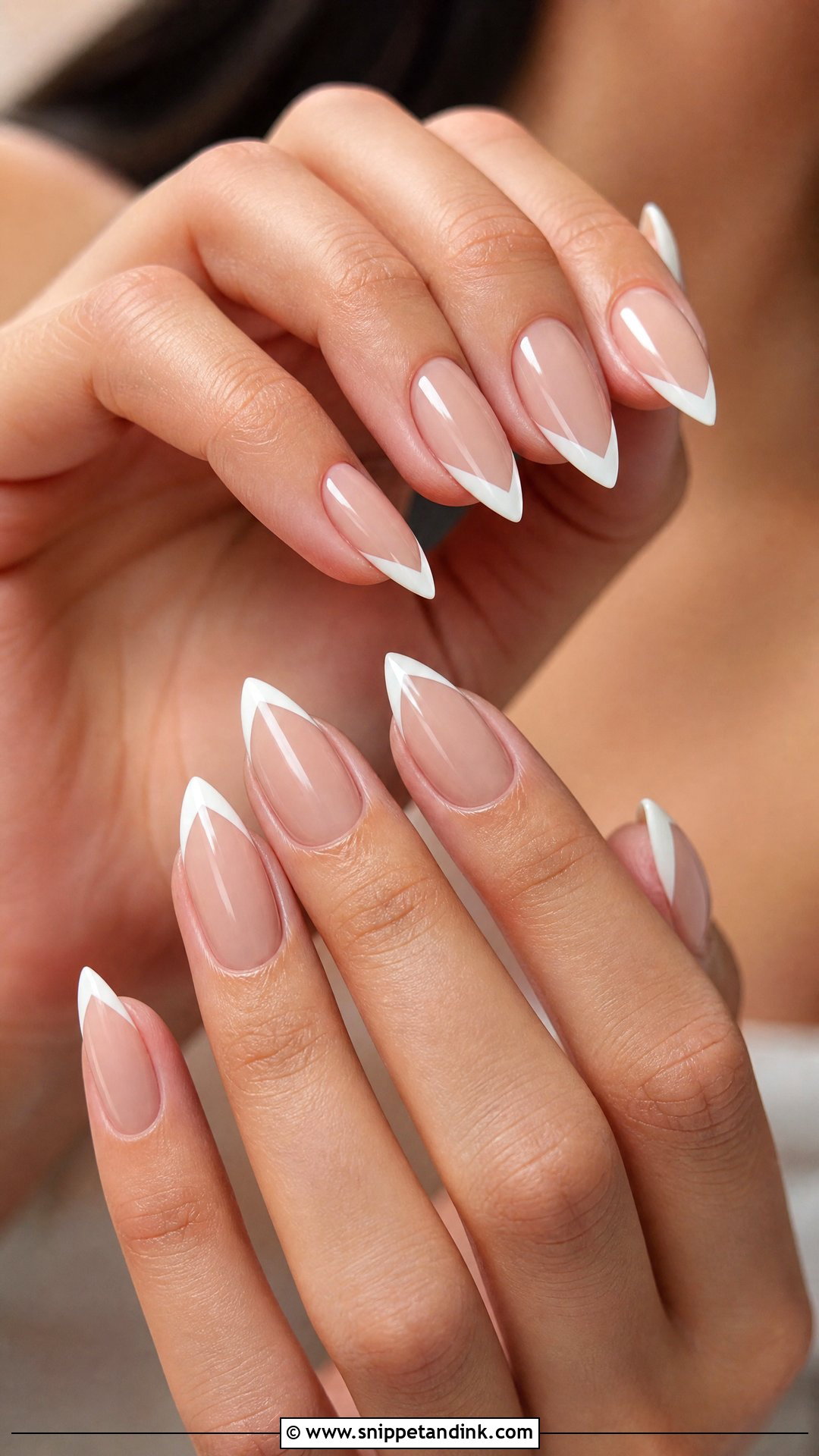 V French Bridal Manicure - Snippet and Ink - 25 Bridal French Manicure Ideas