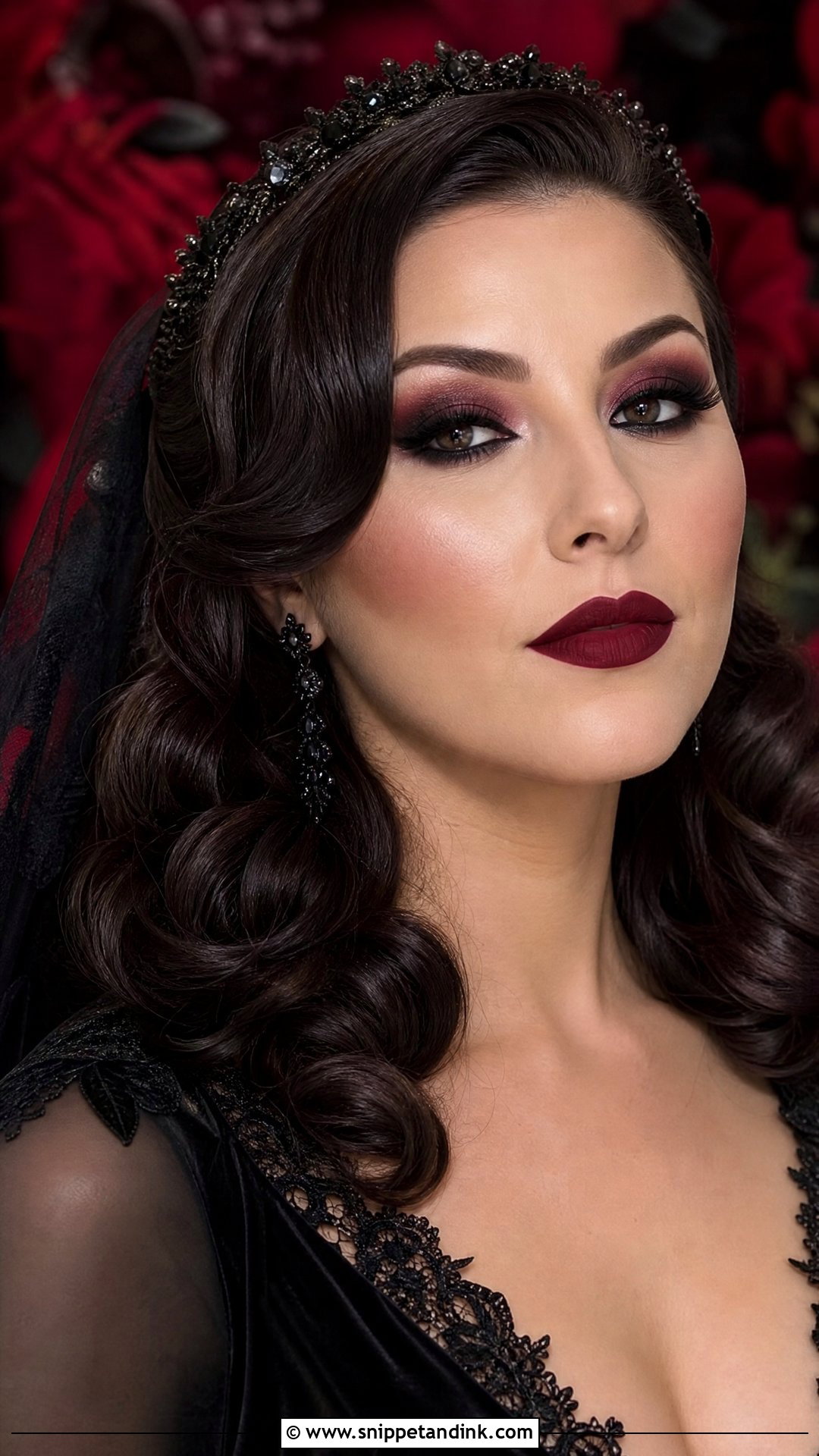Vampire Bride Makeup - Snippet and Ink - 20 Halloween Wedding Makeup Ideas