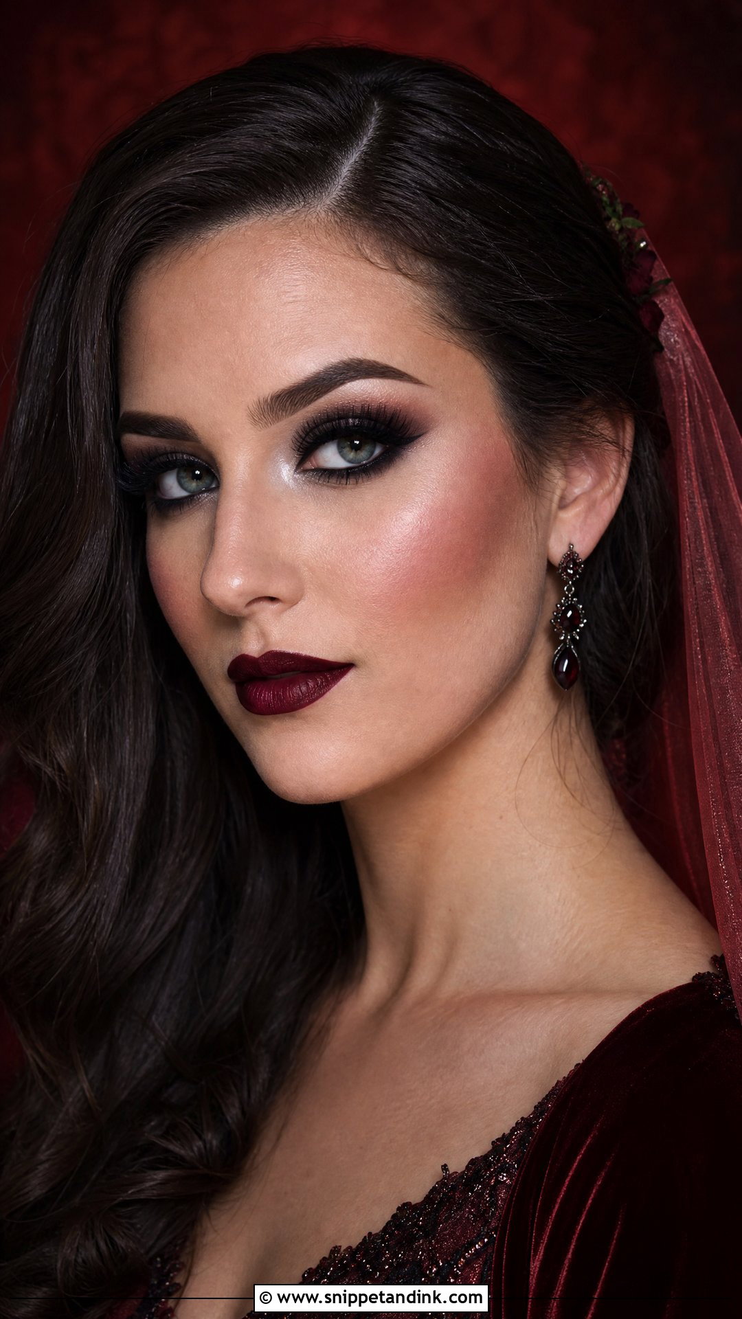 Vampire Goth Wedding Makeup - Snippet and Ink - 25 Goth Wedding Makeup Ideas