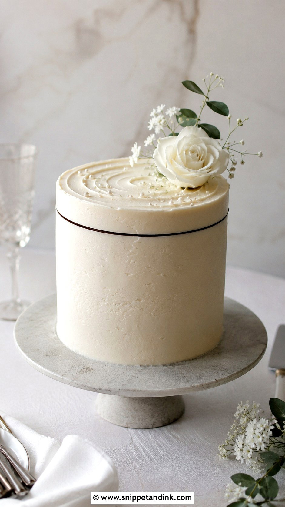 Vancho Cake With Minimal Buttercream - Snippet and Ink - 20 Vancho Cake Decoration Ideas for Wedding