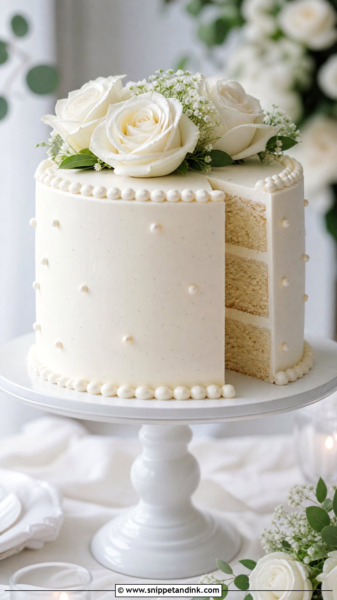 Vanilla Bean Wedding Cake - Snippet and Ink - 30 Celebration Cakes for Wedding