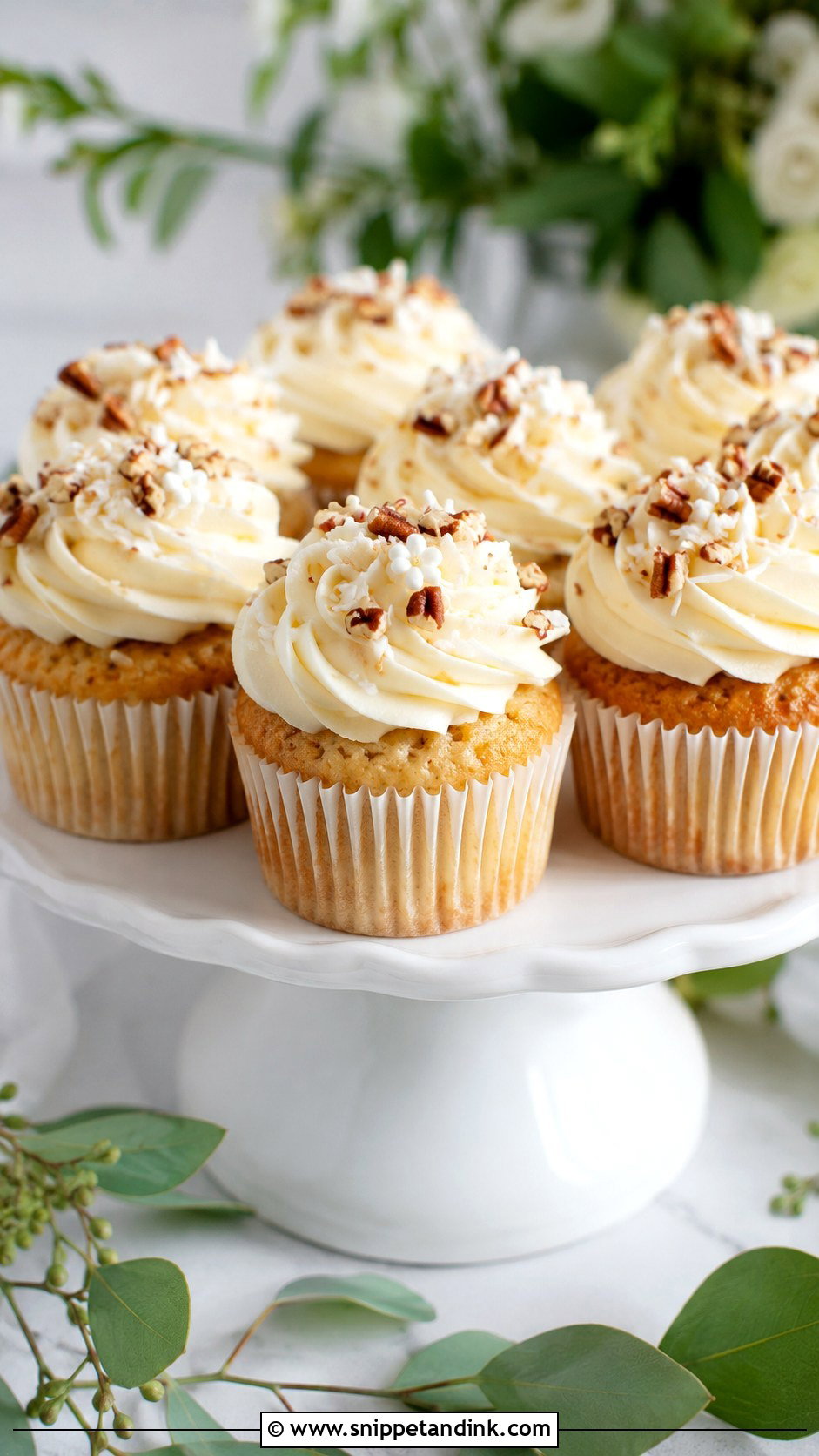Vanilla Italian Wedding Cake Cupcakes - Snippet and Ink - 20 Italian Wedding Cake Cupcake Ideas