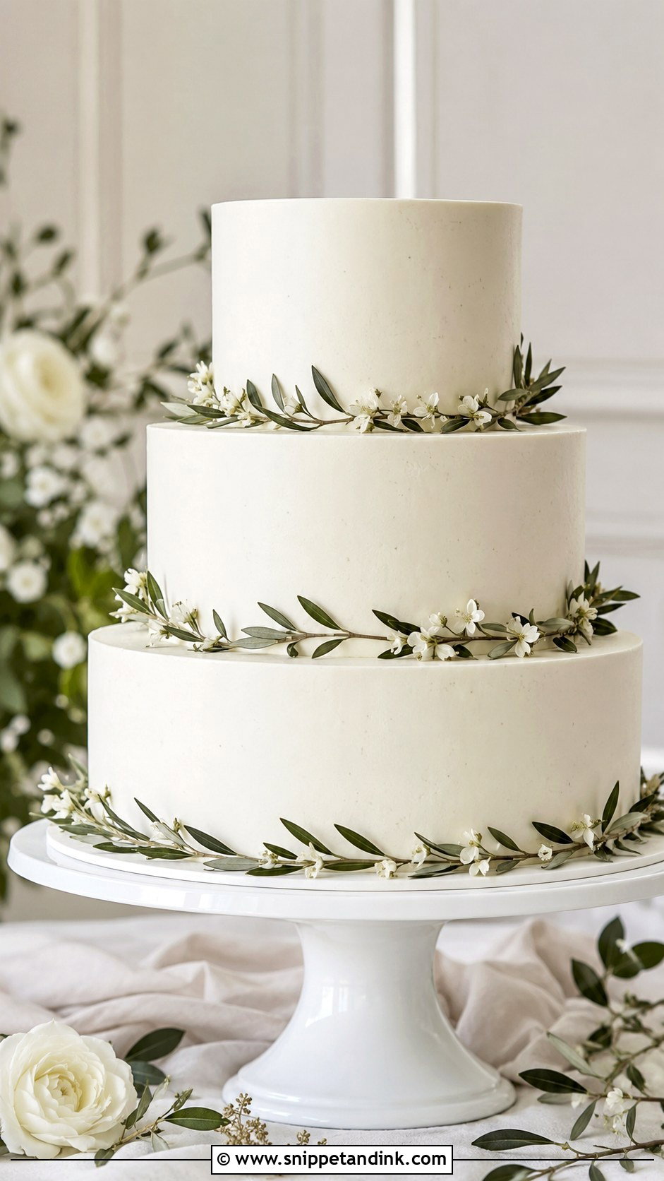 Vanilla Olive Oil Wedding Cake - Snippet and Ink - 20 Olive Oil Wedding Cake Ideas
