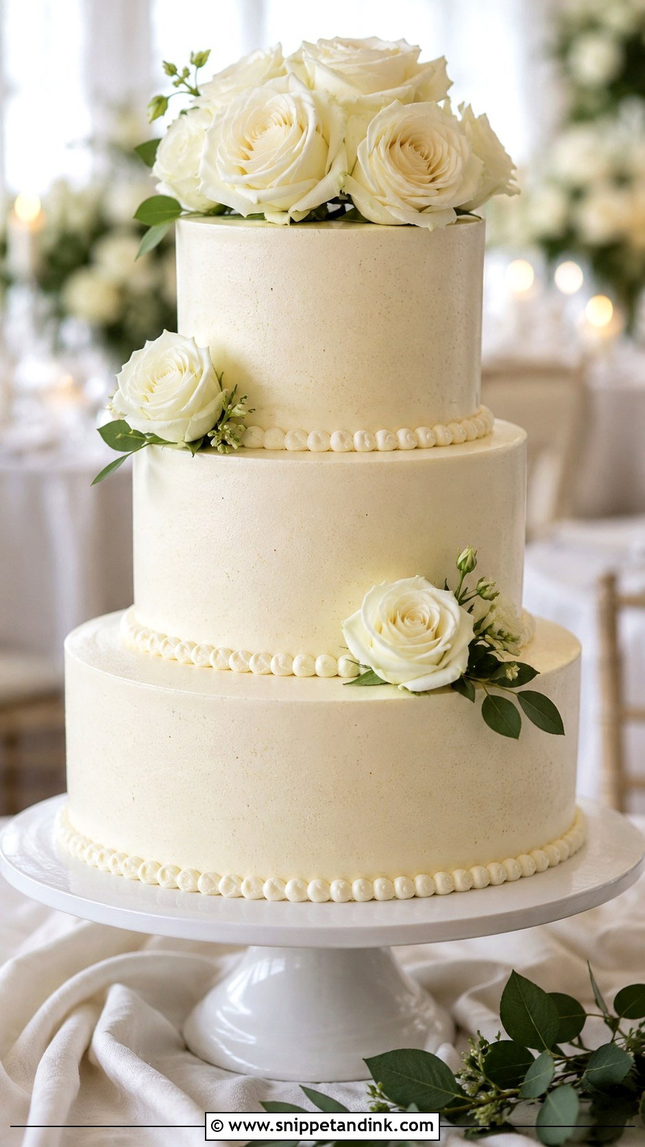 Vanilla Sponge Wedding Cake - Snippet and Ink - 25 Sponge Cake Wedding Cakes