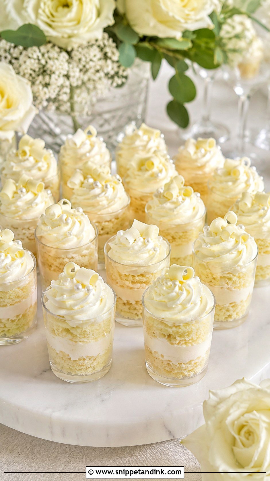 Vanilla Wedding Cake Shooters - Snippet and Ink - 20 Wedding Cake Shooters