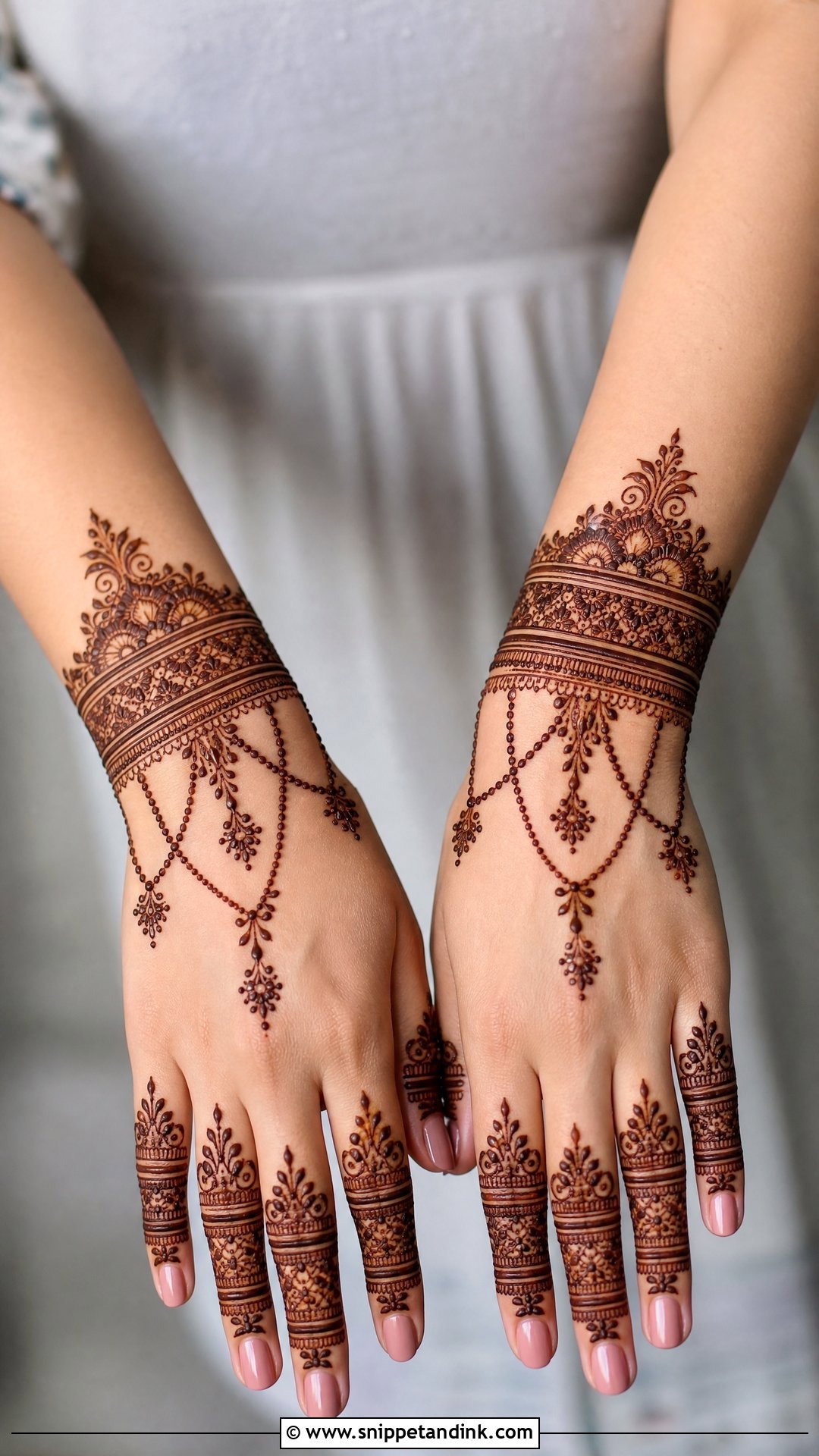 Veere Di Wedding Bracelet Mehndi - Snippet and Ink - 25 Veere Di Wedding Mehndi Design Ideas