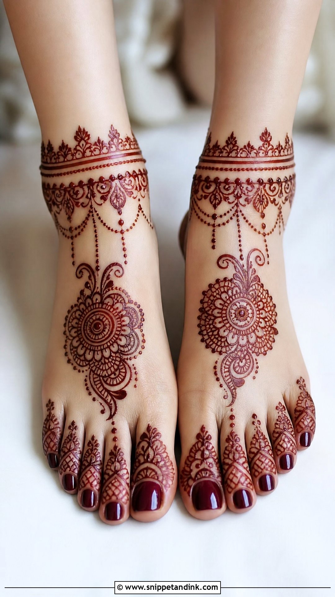 Veere Di Wedding Foot Mehndi - Snippet and Ink - 25 Veere Di Wedding Mehndi Design Ideas