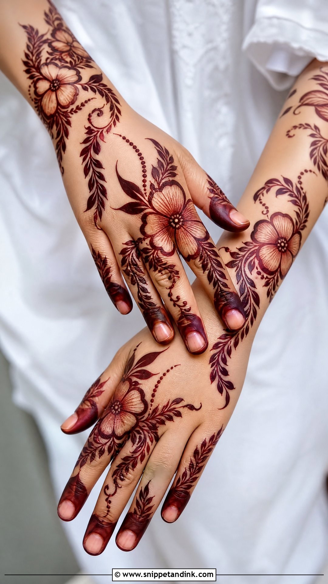 Veere Di Wedding Gulf Khaleeji Mehndi - Snippet and Ink - 25 Veere Di Wedding Mehndi Design Ideas