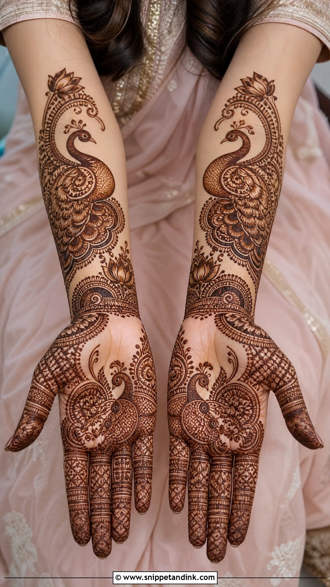 Veere Di Wedding Peacock Mehndi - Snippet and Ink - 25 Veere Di Wedding Mehndi Design Ideas