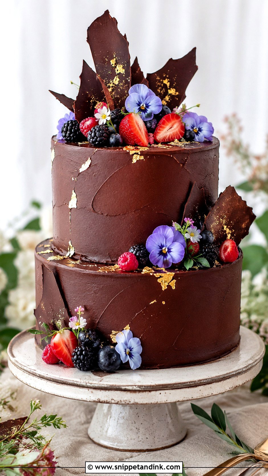 Vegan Chocolate Wedding Cake Recipe - Snippet and Ink - 20 Best Chocolate Wedding Cake Recipe