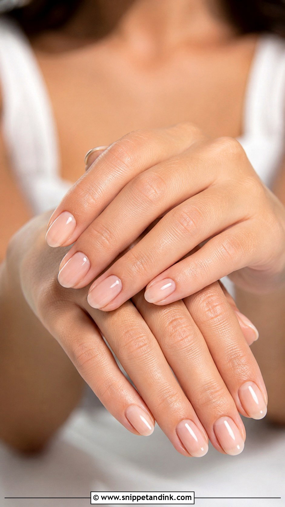 Vegas Wedding Nails With Sheer Nude Shine - Snippet and Ink - 20 Vegas Wedding Nails