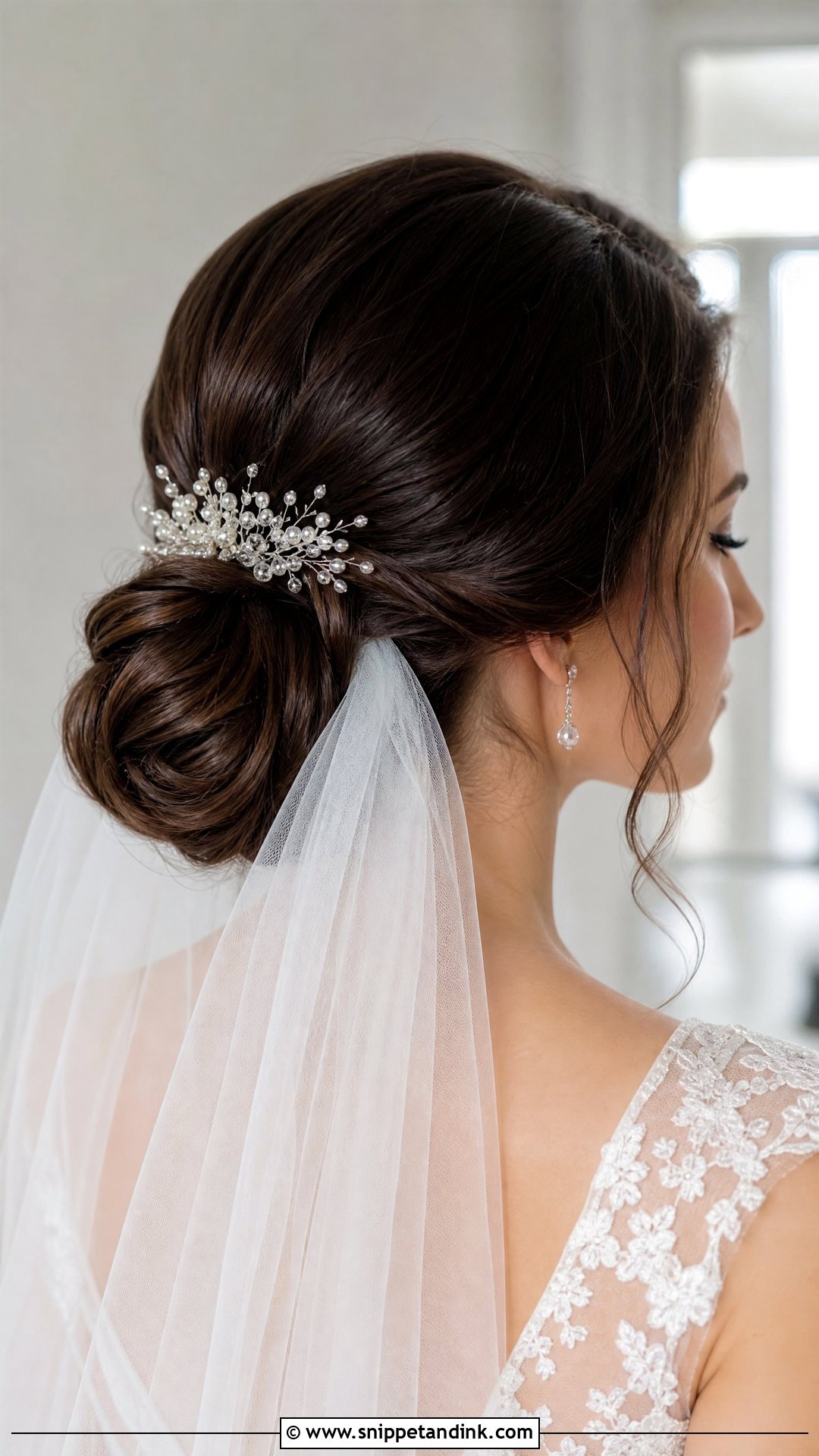 Veil Bridal Updo Brown Hair - Snippet and Ink - 15 Bridal Updo Brown Hair Ideas
