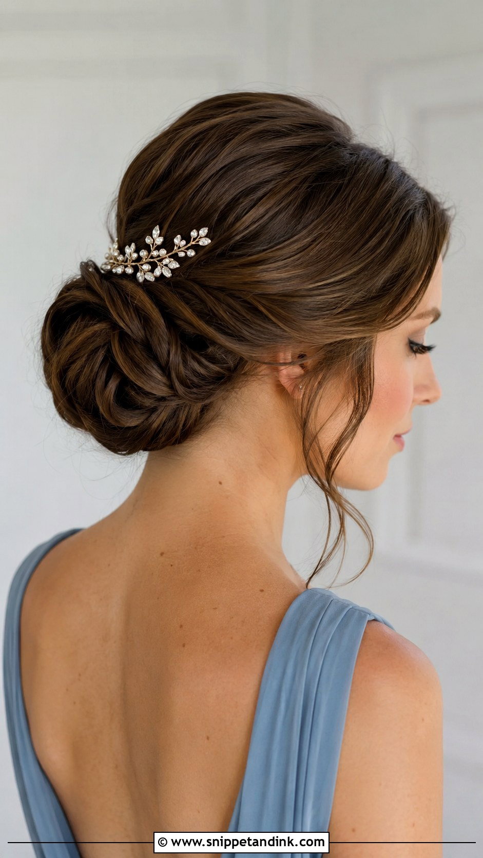 Veil Friendly Bridesmaid Updo - Snippet and Ink - 35 Bridesmaid Updo Hairstyles