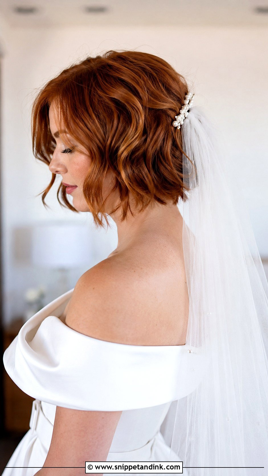 Veil Under Short Hair - Snippet and Ink - 15 Veil Under Hair Ideas
