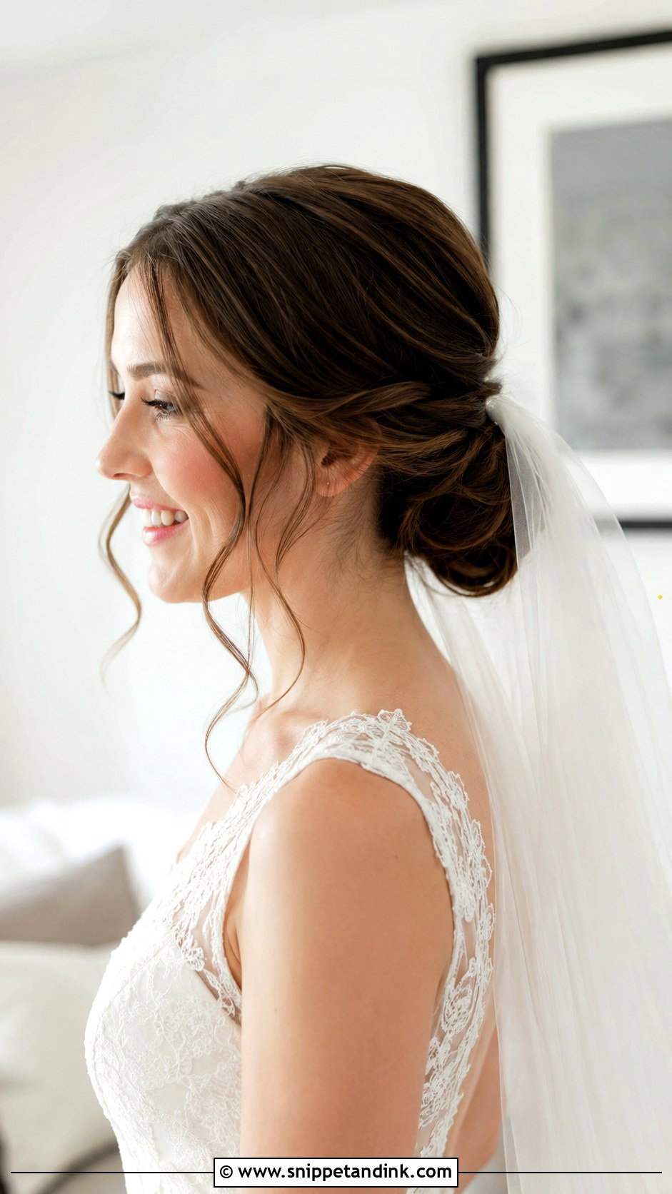 Veil Wedding Hairstyle - Snippet and Ink - 15 Hair Ideas for Wedding Bride