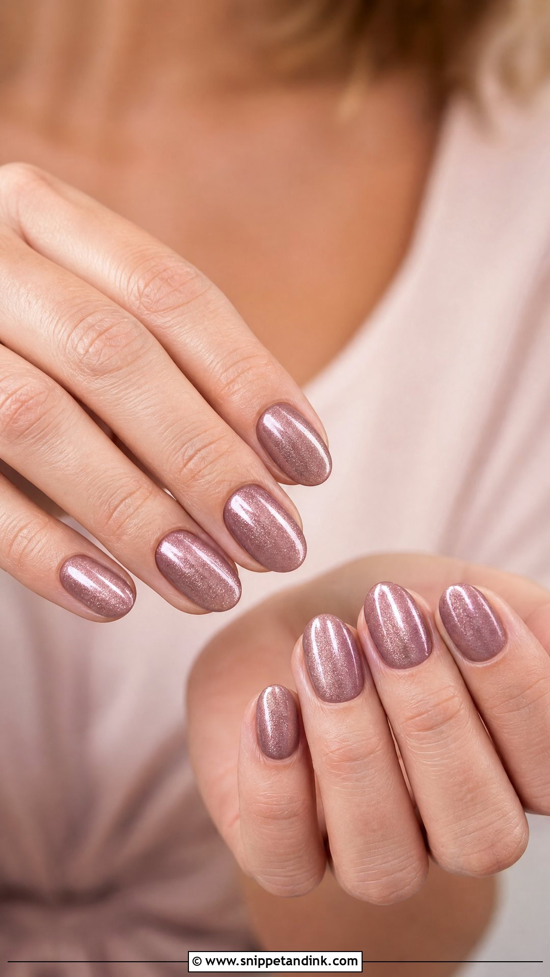Velvet Bridesmaid Nails - Snippet and Ink - 35 Bridesmaid Nails