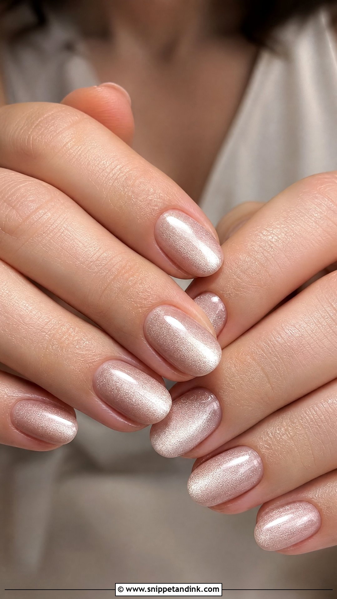 Velvet Cat Eye Bridal Nails - Snippet and Ink - 25 Cat Eye Bridal Nails