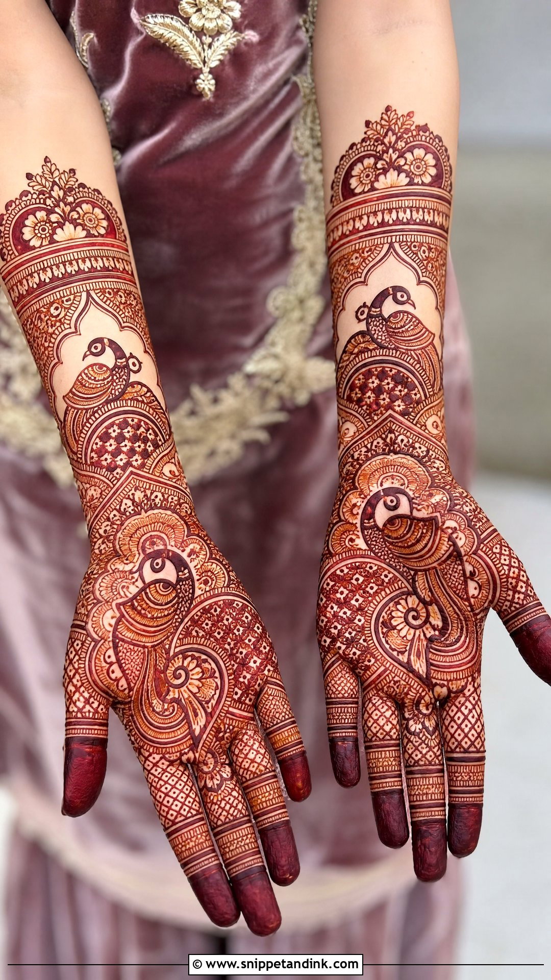 Velvet Mehndi Gharara - Snippet and Ink - 20 Mehndi Gharara Ideas