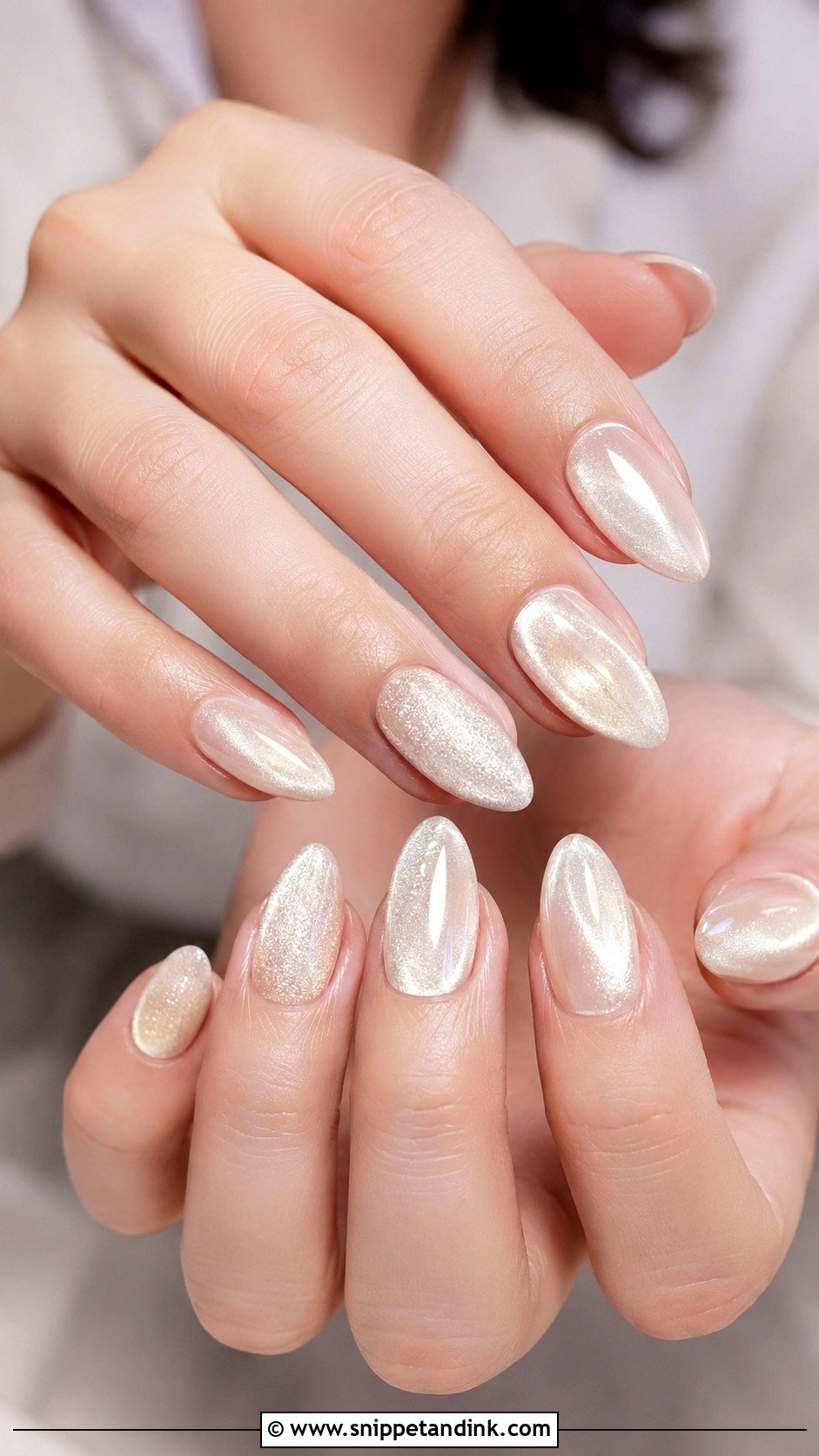 Velvet White Winter Wedding Nails - Snippet and Ink - 20 Winter Wedding Nails for Bride