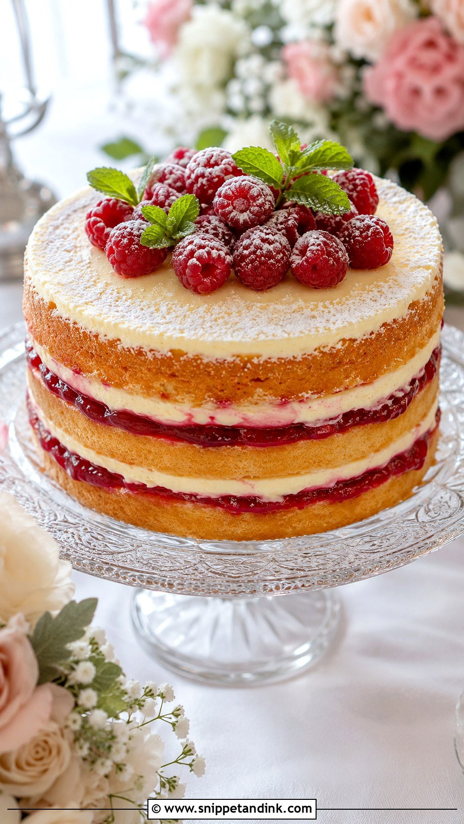Victoria Sandwich Cake With Raspberry Jam - Snippet and Ink - 20 Victoria Sandwich Cake Decoration Ideas for Wedding