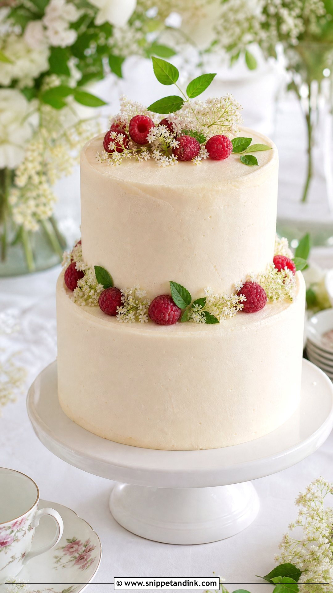 Victoria Sponge Wedding Cake With Elderflower - Snippet and Ink - 30 Victoria Cake Ideas for Wedding