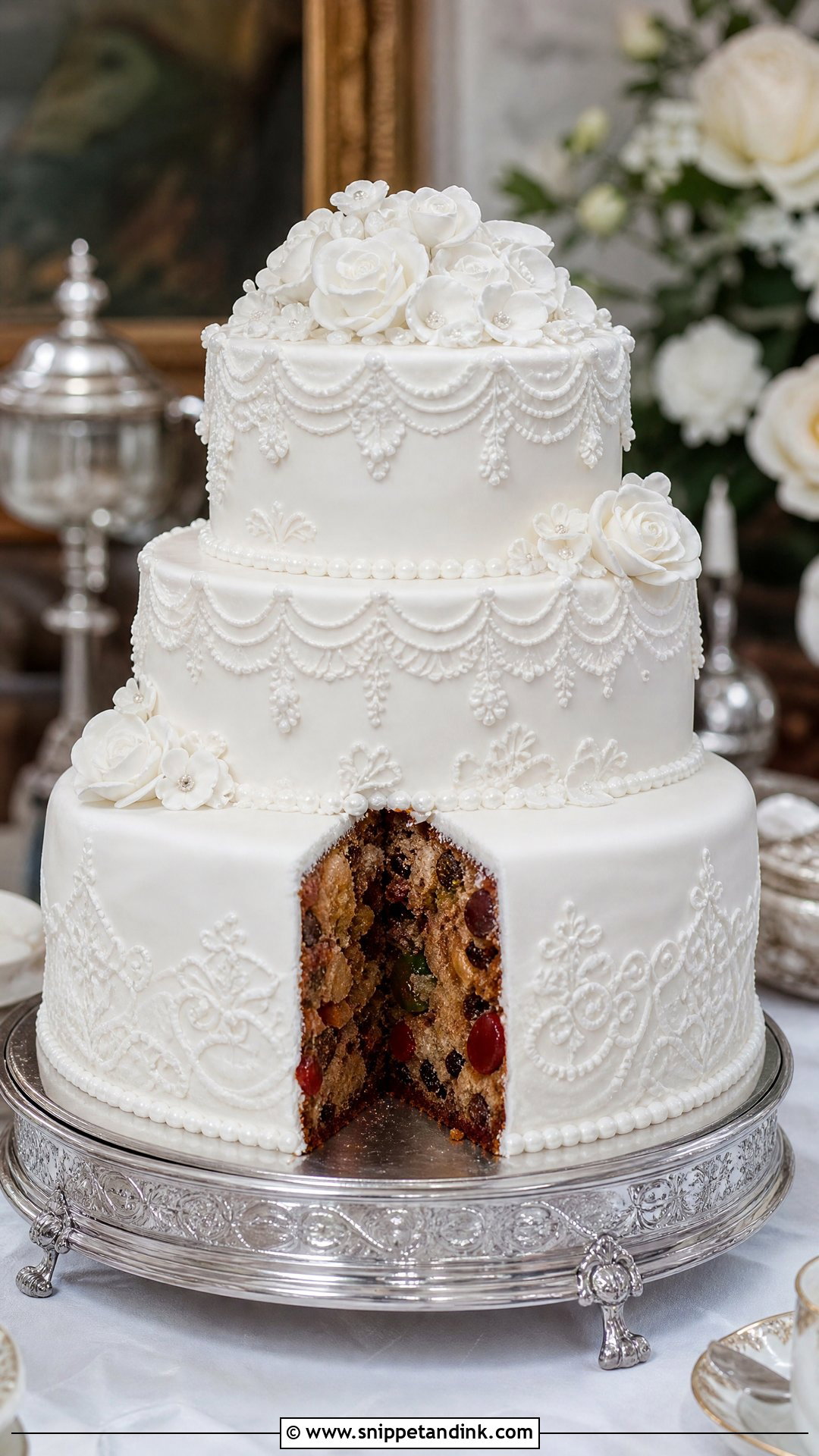 Victorian Fruitcake Wedding Cake - Snippet and Ink - 20 Victorian Wedding Cakes