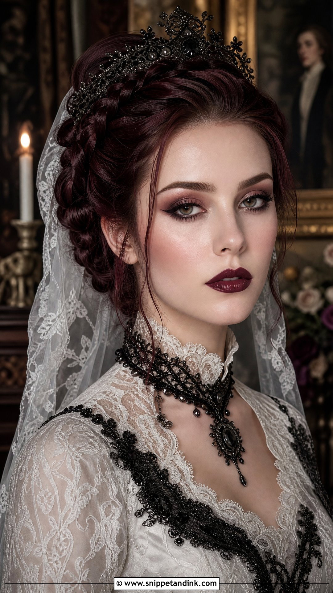 Victorian Goth Bridal Makeup - Snippet and Ink - 20 Goth Bridal Makeup Ideas