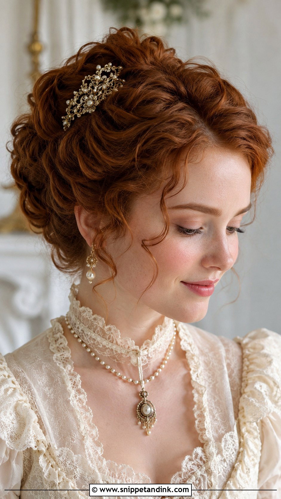 Victorian Inspired Updo - Snippet and Ink - 25 Elegant Bridal Hair Updo Ideas