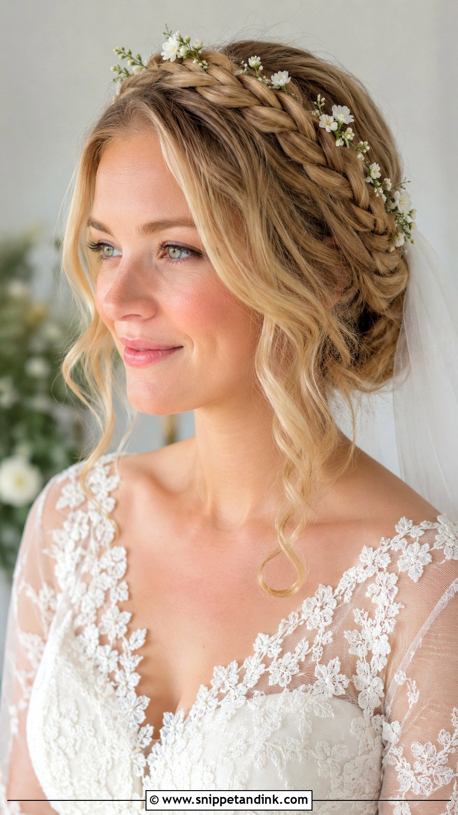 Victorian Wedding Crown Braid - Snippet and Ink - 15 Victorian Wedding Hair Ideas