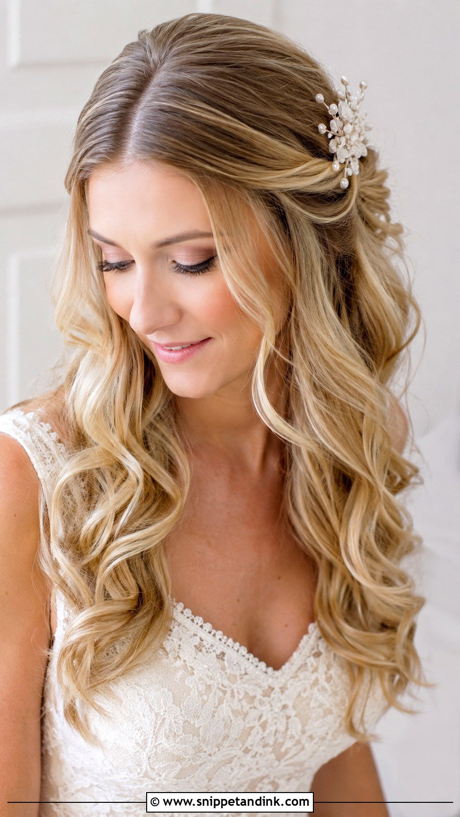 Victorian Wedding Loose Curls - Snippet and Ink - 15 Victorian Wedding Hair Ideas