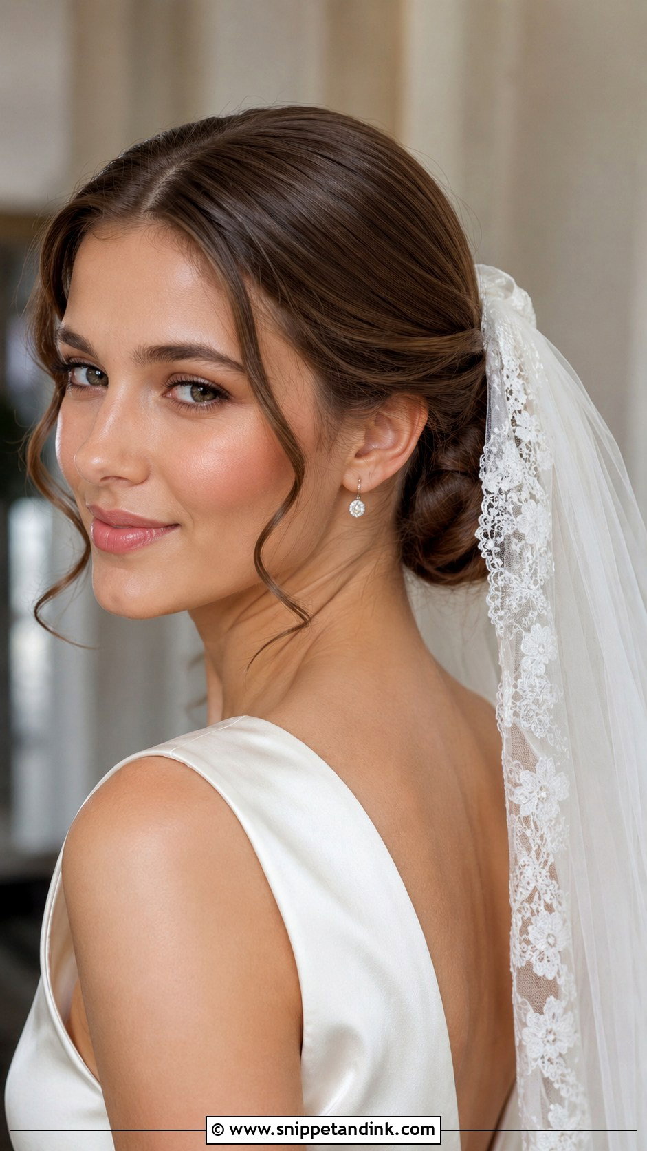 Victorian Wedding Low Bun - Snippet and Ink - 15 Victorian Wedding Hair Ideas