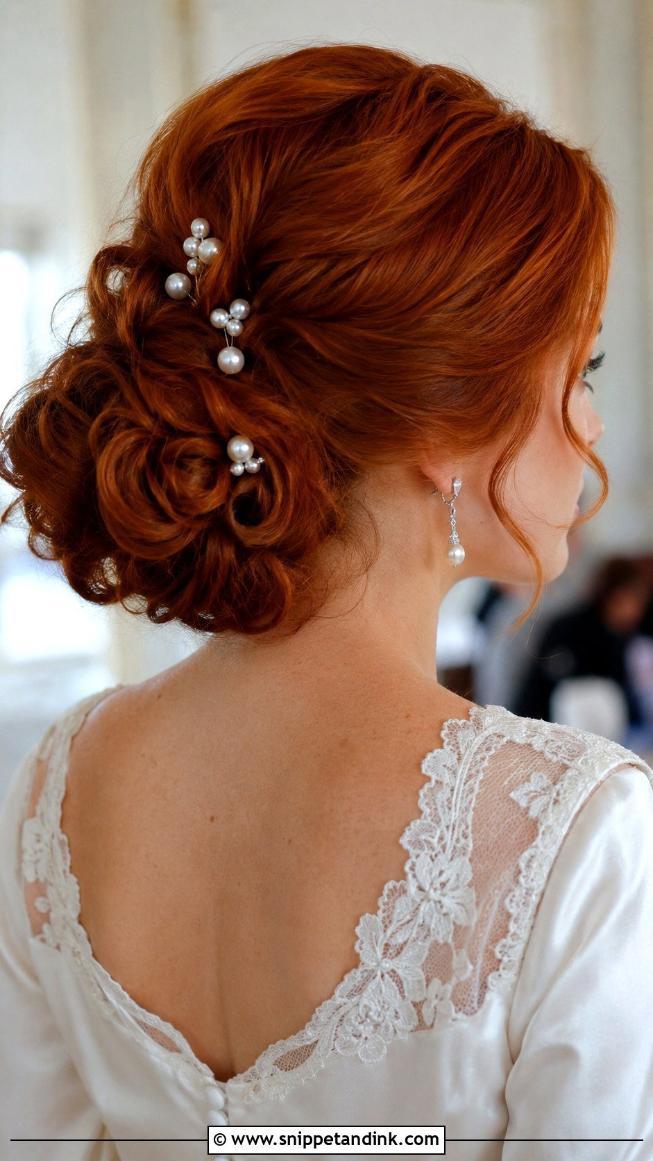 Victorian Wedding Pearl Updo - Snippet and Ink - 15 Victorian Wedding Hair Ideas