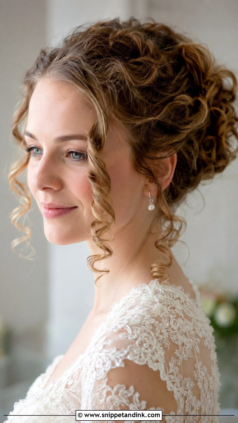 Victorian Wedding Side Part Updo - Snippet and Ink - 15 Victorian Wedding Hair Ideas