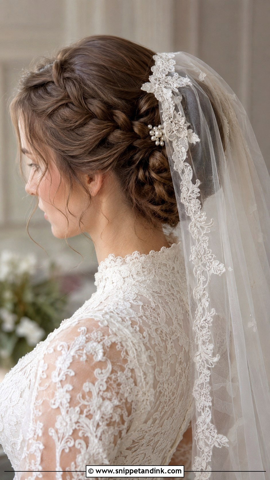 Victorian Wedding Veil Hair - Snippet and Ink - 15 Victorian Wedding Hair Ideas