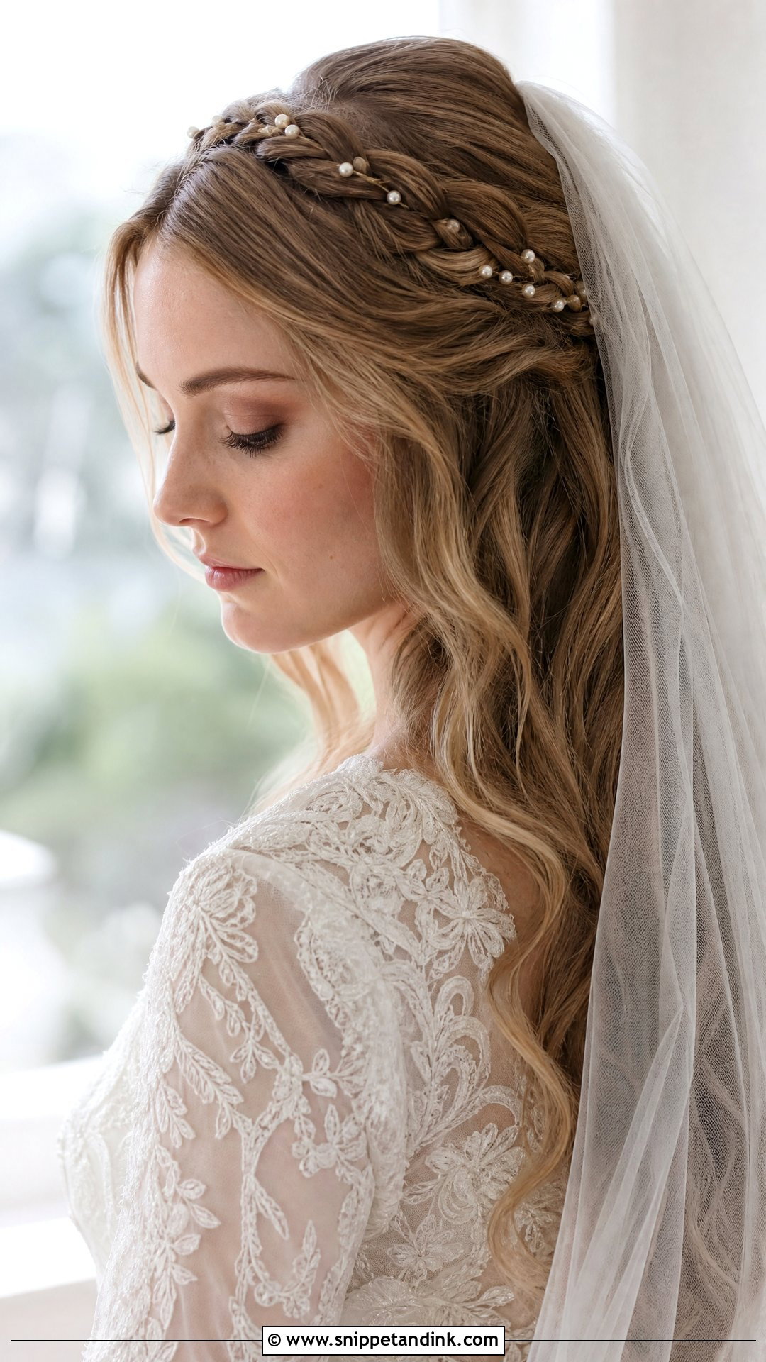 Viking Braid With Veil - Snippet and Ink - 20 Viking Wedding Hairstyles