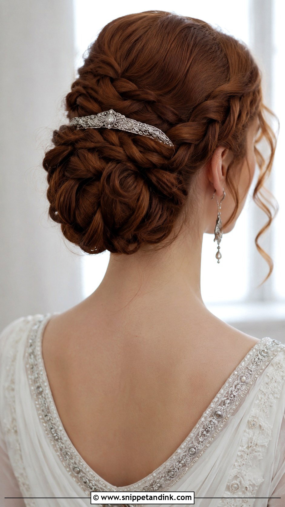Viking Braided Bun for Brides - Snippet and Ink - 25 Viking Wedding Hair Ideas