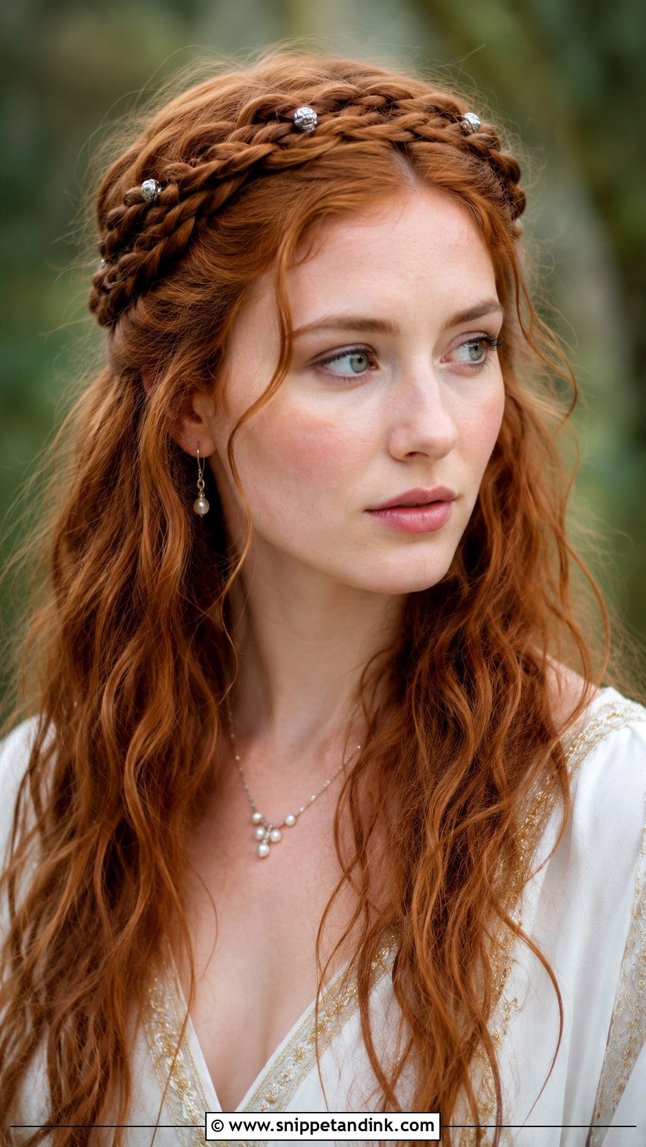 Viking Braided Crown for Brides - Snippet and Ink - 25 Viking Wedding Hair Ideas